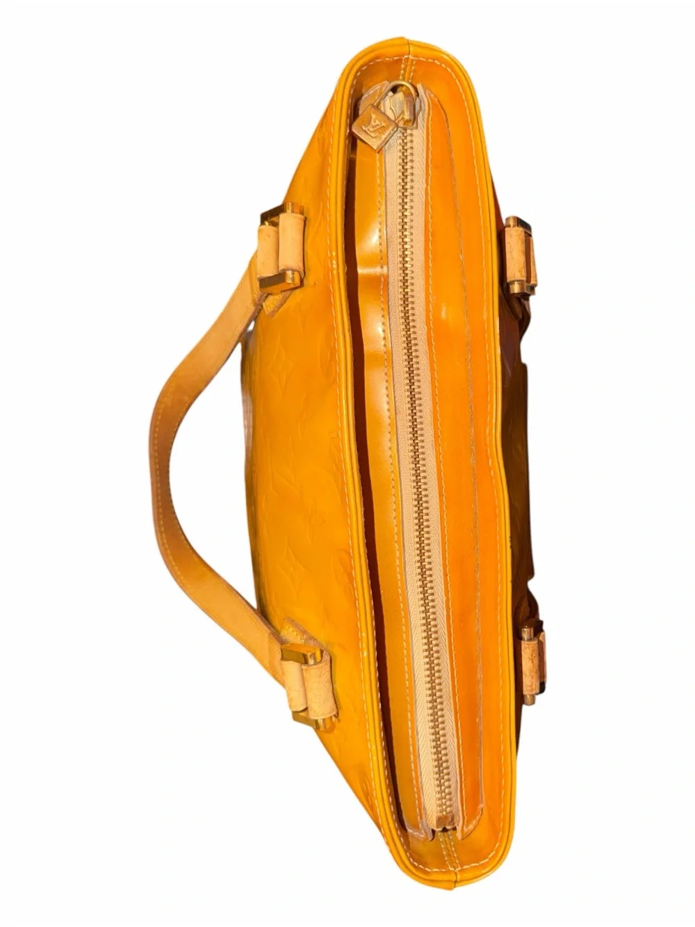 Louis Vuitton Monogram Vernis Houston Tote Bag - Yellow